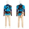 Blauwe Zelda Cosplay Link Cospaly-kostuum Blauwe Link-kostuums Cosplay Pak Tranen Mannen Outfit