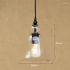 Pendant Lamps IWHD Glass LED Lights Design Vintage Lamp Fixtures Style Loft Industrial Hanging Kitchen Suspension Luminaire