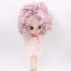 Puppen ICY DBS Blyth Puppe Nr. BL1049 2352 Lila Mischung Rosa Afro-Haare GELENKkörper Weiße Haut Neo 1 6 Bjd 230928