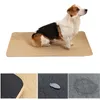 Stylos de chenils Tapis de couche-culotte pour animaux de compagnie lavable pour animaux de compagnie Tapis de formation réutilisable imperméable à l'eau Absorbant l'environnement Protégez la couverture de siège de voiture 230928