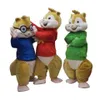 2018 Fabrieksmatig Alvin en de Chipmunks mascottekostuum Alvin mascottekostuum 332F