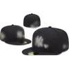 Accessoires de mode unisexe nouveau design mexique casquettes ajustées lettre M taille hip hop chapeaux casquettes de baseball adulte visière plate pour hommes femmes taille entièrement fermée 7-8