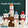 Bicchieri Bottiglia d'acqua carina Panda Shaker Tè al latte Tazza per bere Bevanda portatile Cucina Casa Coppia Chri 230928