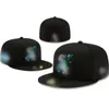 Unisexe Prêt Hommes Baseball Ajusté Chapeaux Classique Hip Hop Boston Sport Complet Bill Sports Chapeau Bonnets Flex Casquette avec Étiquette Originale Taille 7-8