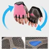 Gants de cyclisme unisexe demi-doigt respirant anti-dérapant vtt extérieur vélo de route Gel vélo été Gym Sport entraînement 231005