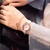 Zegarek 2021 Masowe małe kobiety zegarki zegarki skórzane Pasek Wysokiej jakości panie ze wglądem kobiet2378