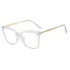 Sonnenbrille, blaues Licht, blockierend, klare Linse, Damenbrille, quadratisch, Vintage, transparent, Brillengestell, Retro, Damenmode, Computerbrille