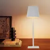 Bordslampor veckad huvud med hög fot lampa - Minimalistisk design Multipla belysningslägen Utökad batterilivslängd DIY -montering