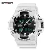 SANDA hommes montres blanc G style Sport montre LED numérique étanche montre décontractée S choc mâle horloge relogios masculino montre homme X0182S