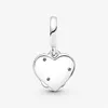 100% 925 Sterling Silver Cats Hearts Dingle Charms Fit Original Europeiska charmarmband Kvinnor Bröllop Engagemangsmycken2713