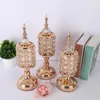 Bougeoirs en cristal, support de luxe, chandelier pour centres de table à manger, mariage, vacances