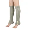 Frauen Socken Stricken Süße Mädchen Kniehohe Fuß Abdeckung Solide/Gestreift Warme Herbst Winter Wärmer Für Party