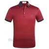 5A New Fashion Polo Shirt Summer Casual Business Men's Lapel Short Sleeve Handsome Slim Fit Sportswear Size276j