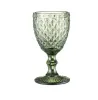 300ml wine glasses 10oz Vintage Pattern European style embossed stained lamp thick goblets for Party Wedding 1005