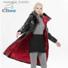 Parkas en duvet pour femmes ICEbear 2023 veste d'hiver à la mode Parkas chauds à capuche pour femmes Parka Bio Fluff de haute qualité Fe manteau matelassé GWD20155D L231005