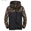 Men's Jackets Men's Casual Hooded Bomber Jacket Wind Breaker Spring Autumn Thin Camouflage Hoodies Men Outdoor Youth Fashion Men Top T231005