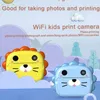 Toy Cameras Funny Kids Instant Printing Camera Funny Cartoon Toy For Kid Mini Video Recorder 2.4 Inch Digital Child Cameras 230928