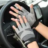 Cycling Gloves Women Sports Highway Mountain Bike Bicycle Thickening Anti-slip Shockproof Gel Pad MTB Half Finger Glove 231005