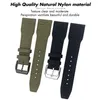21mm 22mm 20mm cinturino per orologio in pelle di tela di nylon di alta qualità cinturino per IWC LE PETIT PRINCE accessori Big PILOT Spitfire 2207282h