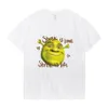 T-shirt da uomo Shrek Is Love Life Stampa T Shirt Uomo Donna Estate Cotone T-shirt comoda oversize Trendy Fashion Short Sl342I