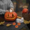 Dekorativa blommor 6 PCS Simulering Foam Pumpkin Foams Decor Pumpkins Pendet Party Decors Guldbord Hängande prydnadsförtillverkare Autumn