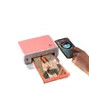 Color Photo Printer Portable Full Color Wireless Photo Printer USB Bluetooth 300DPI Thermal Sublimation Printer Or Paper Ribbon