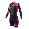 Cykeltröja sätter sila barn och ungdomar långärmad triathlon skinsuit kostym cykel jumpsuit mtbciclismo hastighet skatare 230928