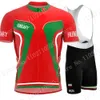 Jersey rowerowe ustawione na Węgierce Flag 2023 Zestaw drużynowy Set Rower Letni odzież Męskie koszulki rowerowe Suit Suit Shorts Mtb Maillot Ropa 230928