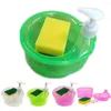 Liquid Soap Dispenser Press Cleaner Plastic Bottle Available In 3 Colors Efficient Cleaning Multipurpose Convenient And Practical Durable