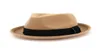 Chapeaux Fedora en feutre de laine à bord rabattable pour hommes et femmes, avec ruban, casquette Trilby de Jazz, noir Homburg, église, Hat3968374