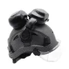 スケートヘルメットセーフティヘルメットゴーグルとイヤーマフ付きCE ABS CONSTRUCTION HARD HAT VISOR PROWERNIVE WARKING RESCUE CAP CLIMBING 231005