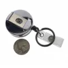 Keychains 4 Pieces Retractable Badge Holder ID Heavy Duty Reel With Keychain Ring Clip For Key Card268h