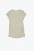 Damen T-Shirt Designer ZV Star Strass Rundhalsausschnitt Lässige Damenbluse T-Shirt Kleidung Top XS-L 330S #