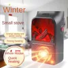 Home Heaters Wall-Outlet Portable Heaters Hand Warmer Room Energy Saving Powerful Warm Blower Fast Heater Office Warmer Mini Electric Heater L230105