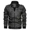 Men's Fur Men 39 S Thick Warm Nice Classic Brand Motorcycle Leather Jackets Autumn Winter PU Suede Coat Plus Size 5XL 7XL