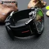 Hög kvantitet gummi Watchband för Timex Watcht2N720 T2N721 TW2T76300 Black Waterproof Silicone Sports Strap 2416mm 220706301a