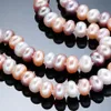 Naszyjniki wiszące obiecują 100% naturalne naszyjniki z perłami słodkowodnymi dla kobiet wysoko połyskowate prawdziwa perłowa biżuteria srebro 925 Naszyjnik 231005