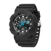 Mode de luxe hommes Gshock montres G Shok en acier inoxydable Sport chronographe étanche choc multifonction analogique montre numérique H1267C