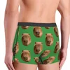 Underpants Capybara Face Kawaii Engraçado Feliz Homens Cueca Boxer Shorts Calcinhas Novidade Soft para Masculino S-XXL