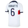 MBAPPE 7 10 soccer jerseys FANS Top 23 24 SERGIO RAMOS Maillots de football shirt 2023 2024 HAKIMI MARQUINHOS VERRATTI HAKIMI men kids kit sets