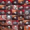 Top Gothic Punk Assorted Skull Sports Bikers Women's Men's Vintage Antique Silver Skeleton Jewelry Ring 50pcs Lots Whole177U