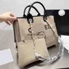 Cross Body Beach bag Chain bags Canvas Totes Crossbody Straw Luxury Designer Bags Fashion Shoulder Handbags High Quality Letter Wallet24blieberryeyes