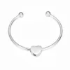 Cremation Jewelry Heart Urn Bangle For Ashes Adjustable Cuff Opening Bracelet Women Gift210y