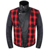 Herren Leder Faux 2024 Schwarz Echtes Schaffell Echtes Frühling Herbst Perfecto Motorncycle Jacke Schlank Anzug Biker Männlichen Mantel 231005