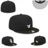 2024 unisex cała drużyna Więcej czapek baseballowych Casquette Fitted Hat Men Caps Caps Hip Hop Adult Flat Peak dla kobiet na świeżym powietrzu rozmiar 7-8