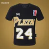 Уличная одежда Plein Philipps pp Hop BEAR T SHIRT Ts221U Мужские дизайнерские футболки Хип-брендовая одежда Горный хрусталь Качество Череп Мужские футболки Классические высокие 4K05