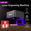 DAJA LAZER GÜNCELLİK CNC DIY DJ6 Lazer Gravür Makinesi 3000MW Hızlı Mini Logo Mark Yazıcı Kesici Ağaç Plastik