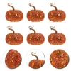 Dekorativa blommor 6 PCS Simulering Foam Pumpkin Foams Decor Pumpkins Pendet Party Decors Guldbord Hängande prydnadsförtillverkare Autumn