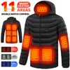 Áreas Chaqueta con calefacción Eléctrica Invierno Hombres S Mujeres Chaleco con calefacción USB Moto Abrigo cálido Esquí Senderismo Camping Pesca