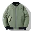 Parkas de plumón para hombre 150 kg invierno militar 2023 prendas de vestir para hombre algodón acolchado piloto ejército bombardero abrigo chaquetas de béisbol casuales talla grande 10XL 9XL 231005